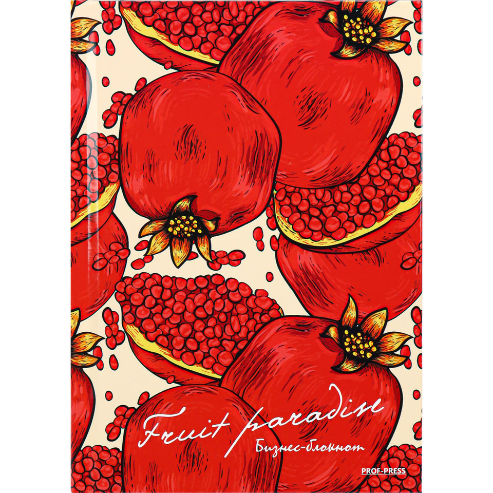 записная книжка А6 80 листов Красный Гранат б80-6772