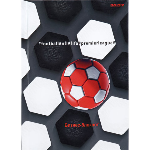 записная книжка А6 80л Современный футбол б80-6773