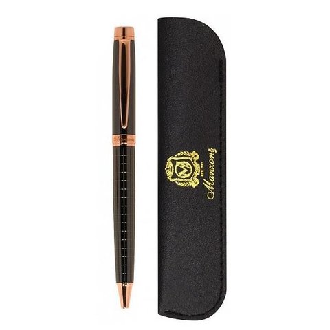 ручка Manzoni Recco оружейный металл/розовое золото marb-gg/244769