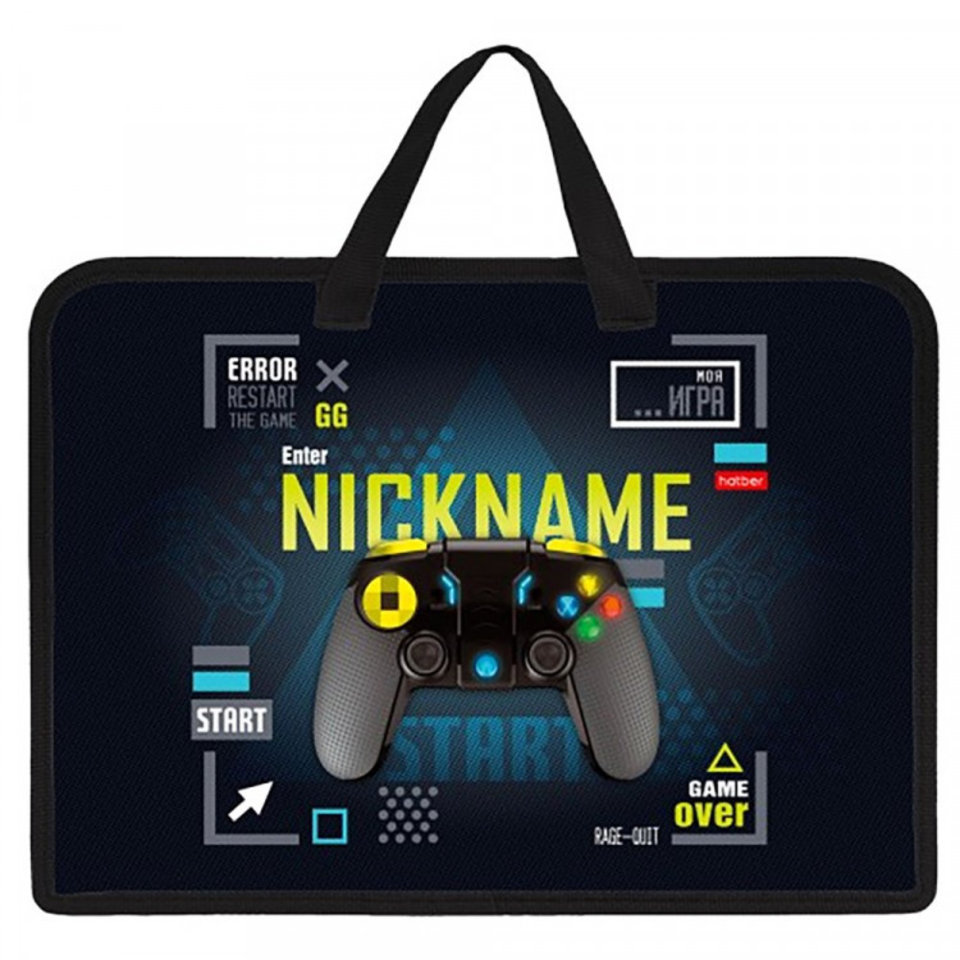 папка для тетрадей с ручками Start Game пластик 49013 078980