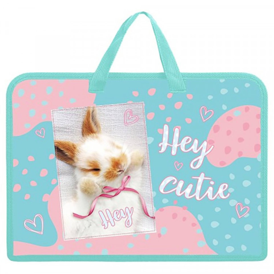 папка для тетрадей с ручками Ушастик пластик 49009 078972