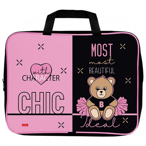 папка для тетрадей с ручками Модный сезон текстиль 60226 079906