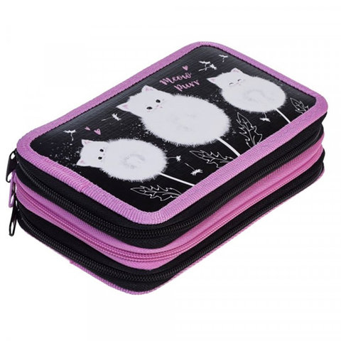 пенал Котята В Одуванчиках 3 отделения 40104 078300