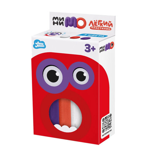 пластилин 3 цвета Minymo Момо c177y