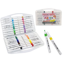 скетч-маркеры набор 36 цветов акрил Zuixua Hobby пластиковый бокс cw-27/325129