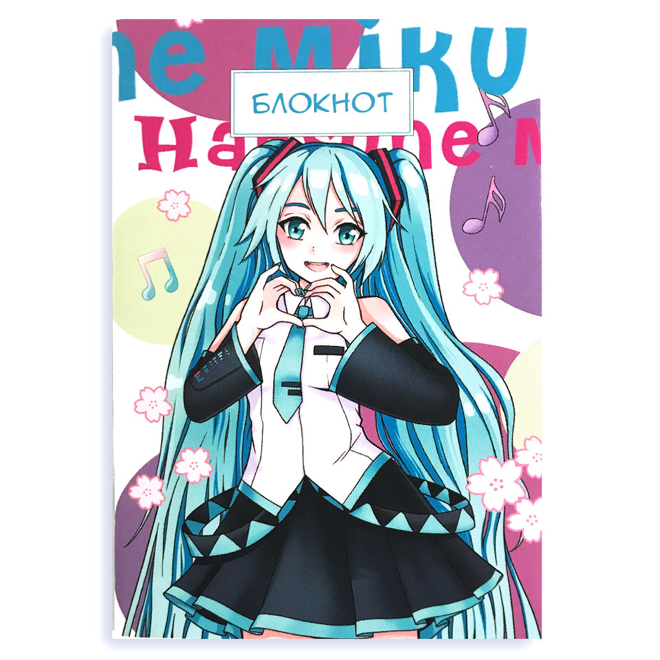 блокнот А7 Мику ак-блмл-02 00037529 аниме