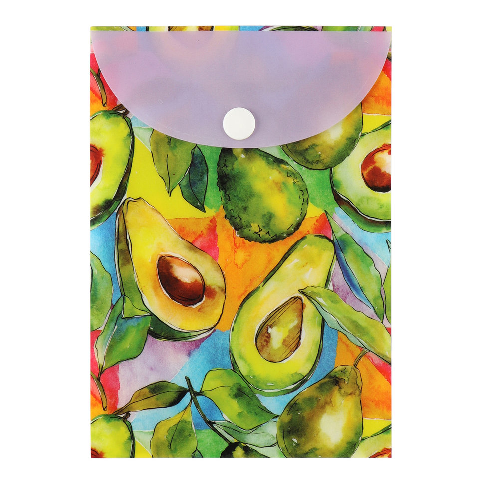папка-конверт на кнопке А6 Avocado Art 212120