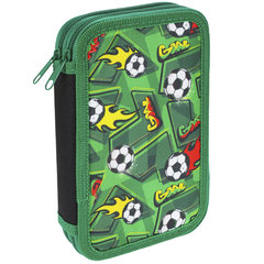 пенал для мальчика Горящие Мячики 2 отделения пн-3805