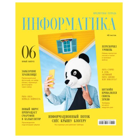 тетрадь предметная 48 листов Информатика Скандальности 11645