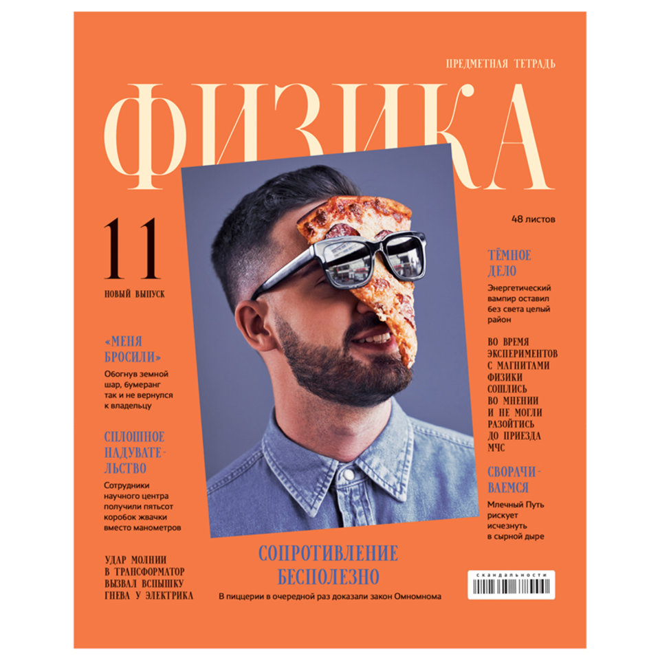 тетрадь предметная 48 листов Физика Скандальности 11650