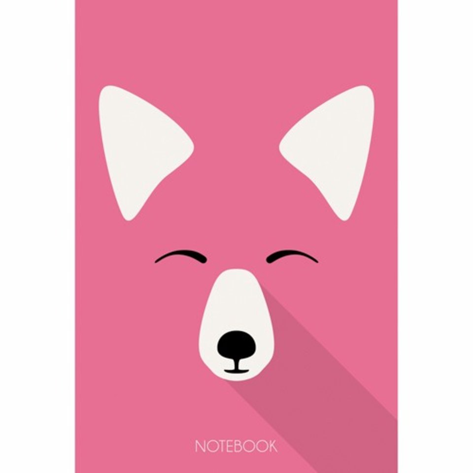 блокнот А6 40 листов Лиса бск64017