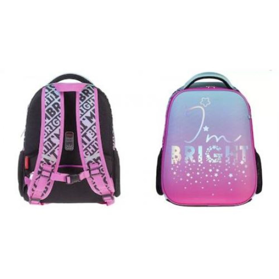 рюкзак для девочки формованный Будь ярким 85005 077858