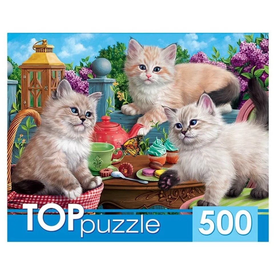 пазл 500 элементов Маскарадные Котята TOPpuzzle п500-5725