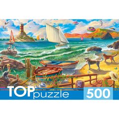 пазл 500 элементов На Берегу Моря TOPpuzzle п500-0735