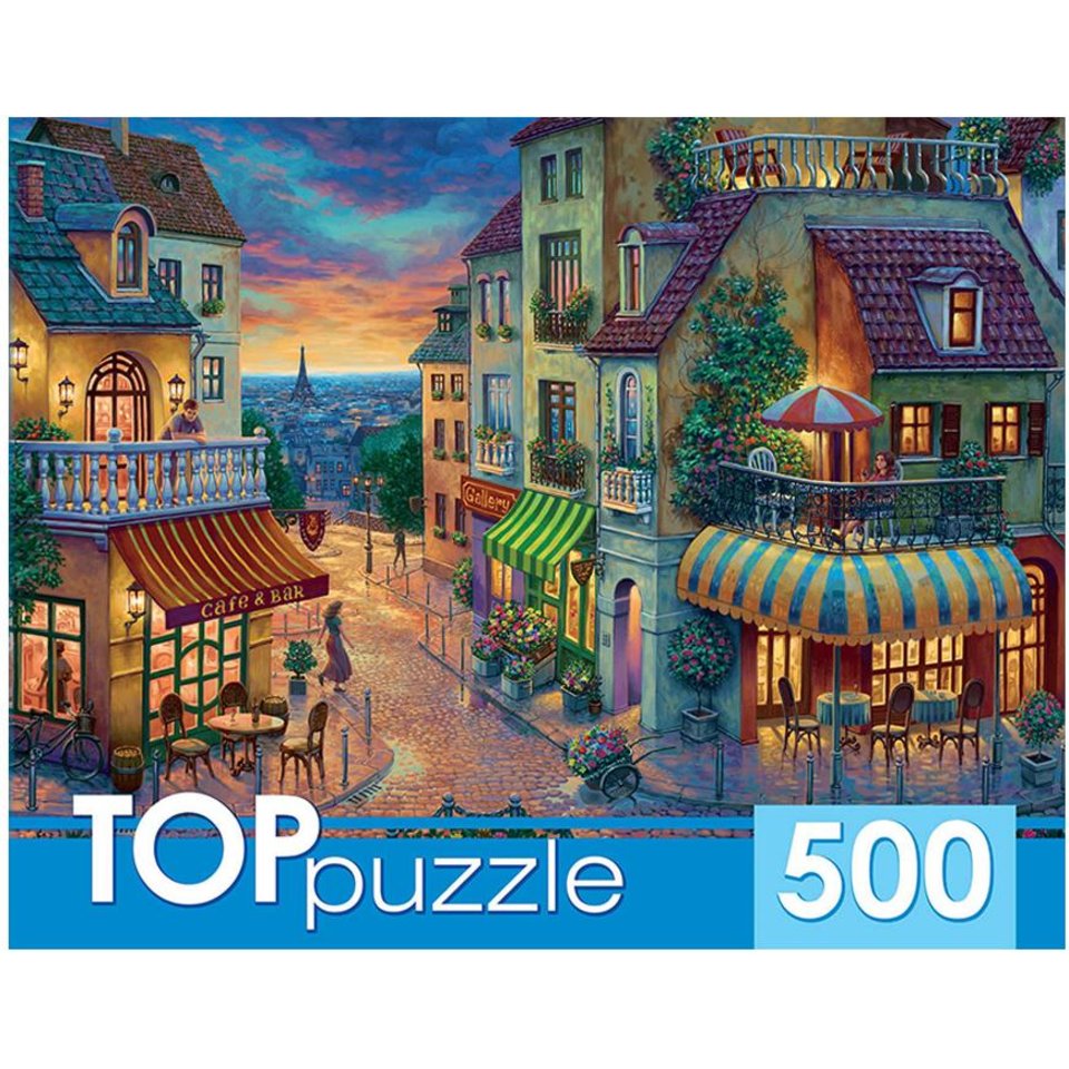 пазл 500 элементов Парижская Улица TOPpuzzle хтп500-4224