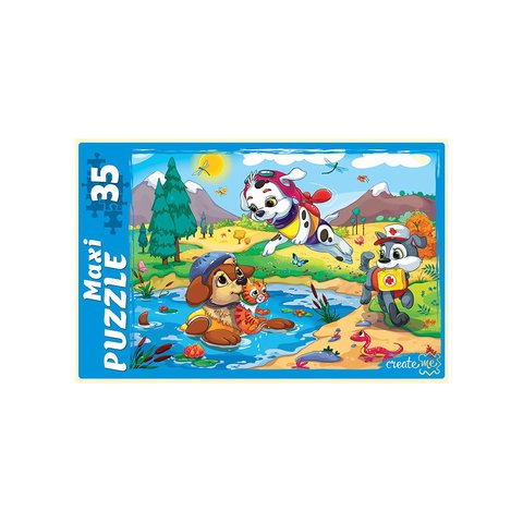 пазл 35 элементов макси Щенки Спасатели пм35-6365