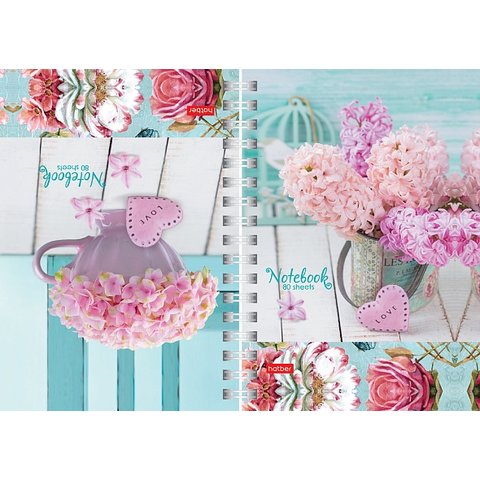 записная книжка А6 80 листов Этюд в Розовых Тонах 16040 046918