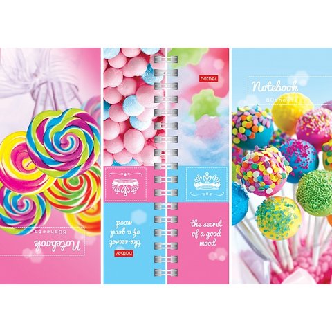 записная книжка А6 80 листов Карамель 16277 046747