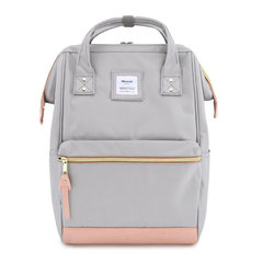 рюкзак для девочкаи Himawari серый/розовый 210508