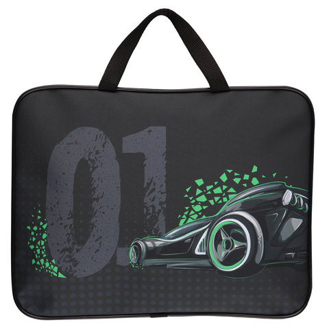 папка для тетрадей А4 с ручками Auto Fight текстиль 230543