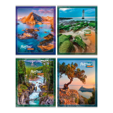 тетрадь 48 листов Райские Виды в клетку 4365