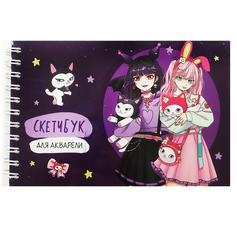 скетчбук А6 30 листов Куроми 200г/м скм-13 32730 аниме