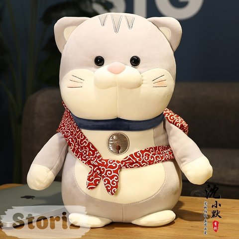 мягкая игрушка Cat серый 25см рт-00010384