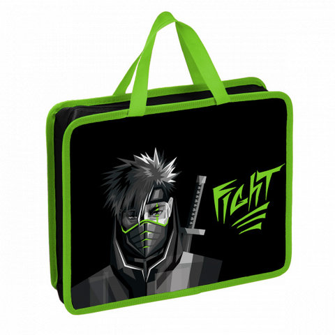 папка для тетрадей с ручками First Samurai пластик 230587