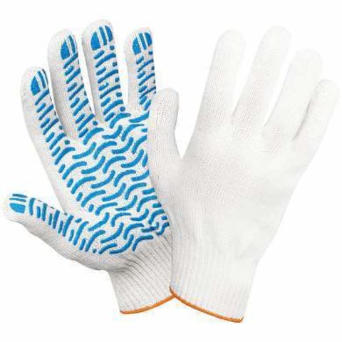 перчатки х/б OfficeClean 7,5 класс 48-50г 166текс 344214