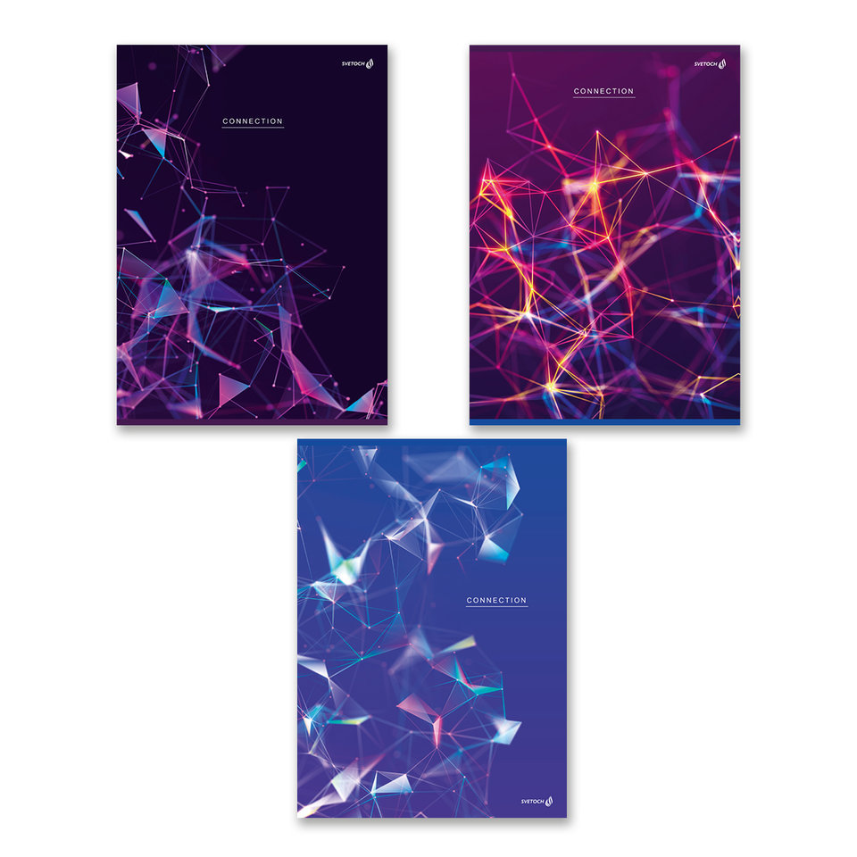 тетрадь А4 96 листов Электросила в клетку 000469