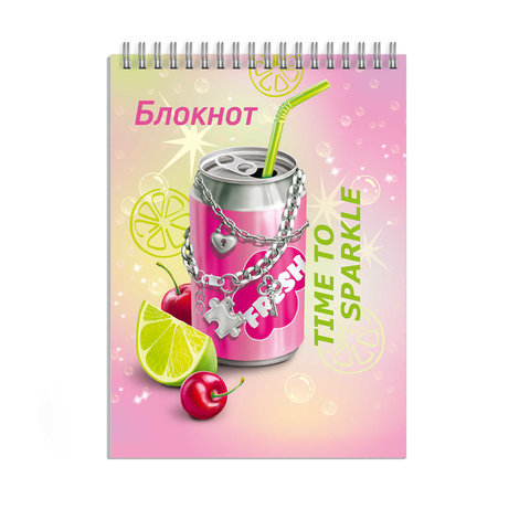 блокнот А7 40 листов Вечеринка на гребне 62960