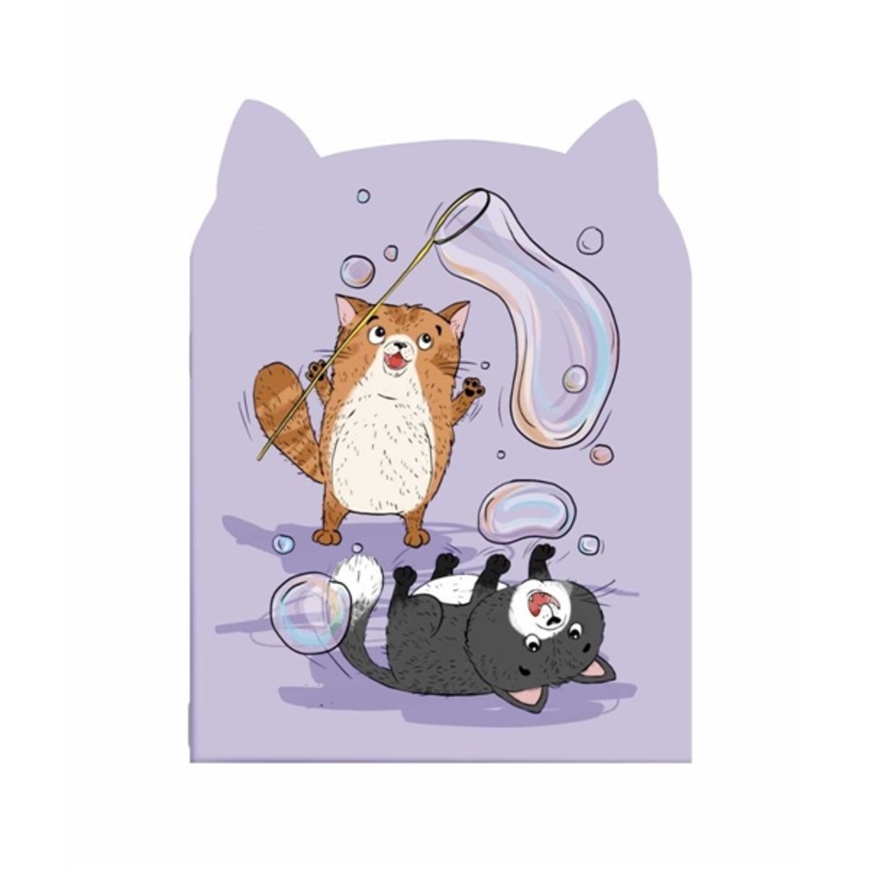 блокнот А6 32 листа Дружелюбные Коты 63030