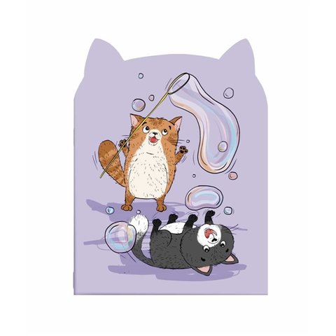 блокнот А6 32 листа Дружелюбные Коты 63030