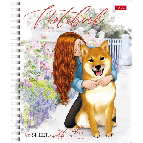 тетрадь 96 листов Мой Верный Друг в клетку 080312