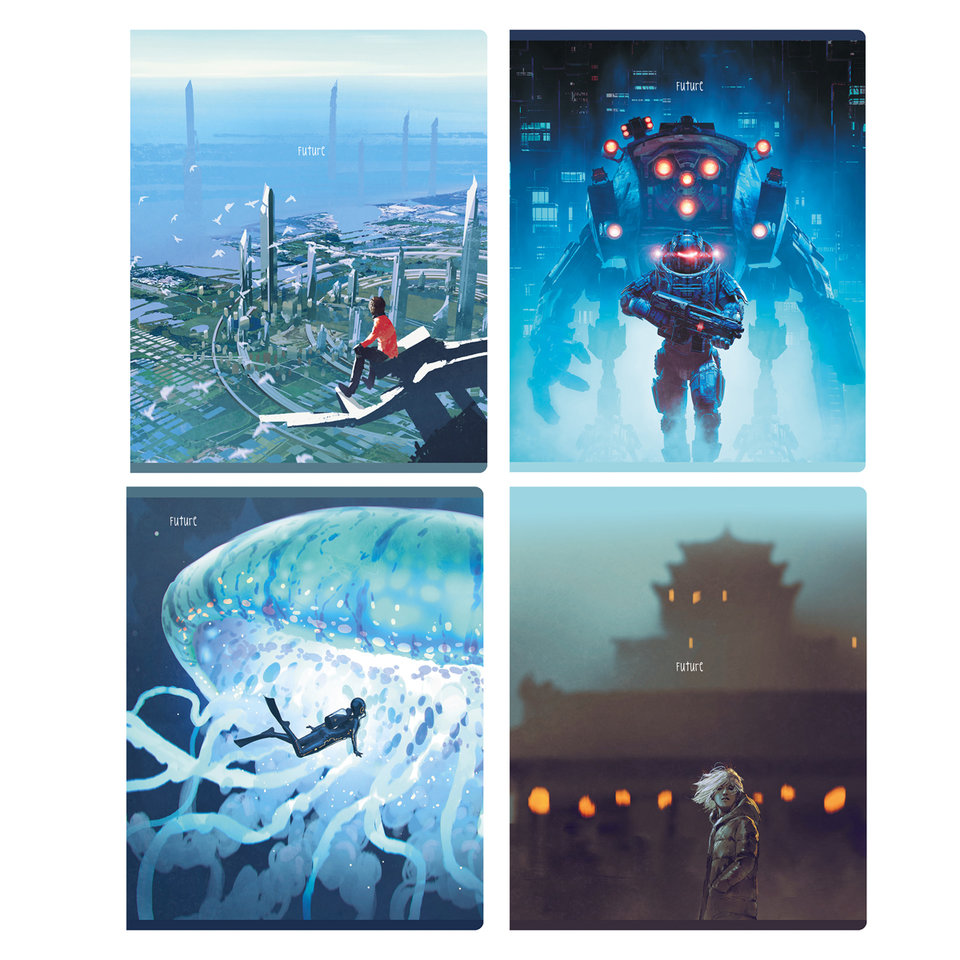 тетрадь 48л Мир будущего клетка 11858 340990