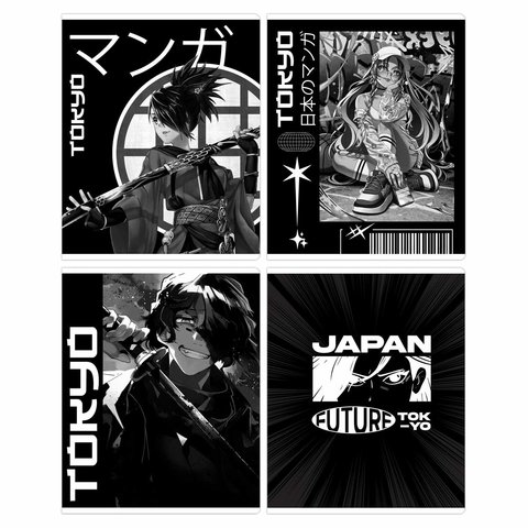 тетрадь 48л Аниме Токио клетка 12236 356639