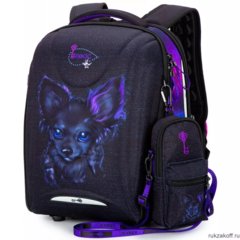 ранец для девочки формованный Собака (пенал + мешок + сумка-пенал) 7mini-033