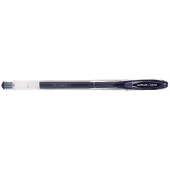 ручка гелевая Uni Mitsubishi Signo прозрачный корпус um120 66285 черная