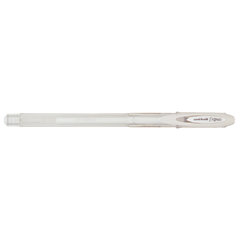 ручка гелевая Uni Mitsubishi Signo прозрачный корпус um120ac 69867 белая