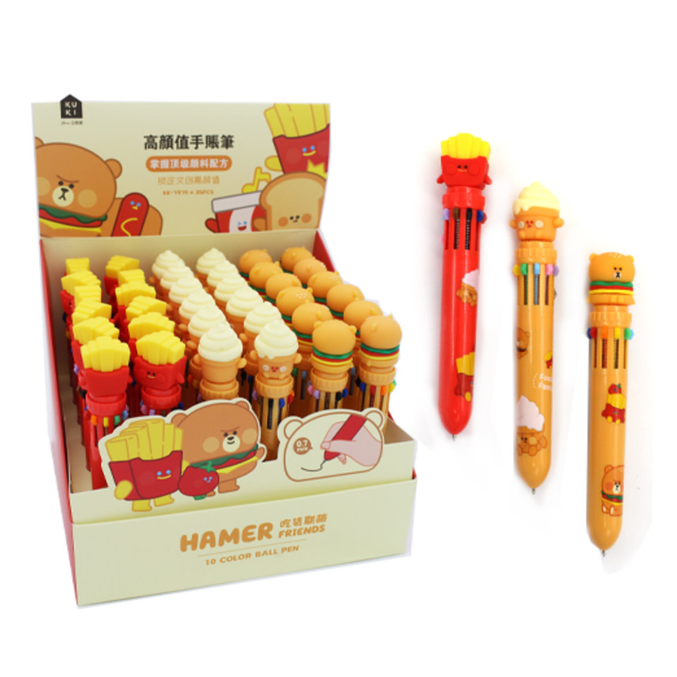 ручка Фастфуд 10 цветов cy-172/cx-22/ct-16