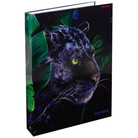 тетрадь на кольцах 160 листов Грациозная Пантера 3598