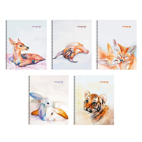 тетрадь 96 листов В Мире Животных в клетку тс2л968451