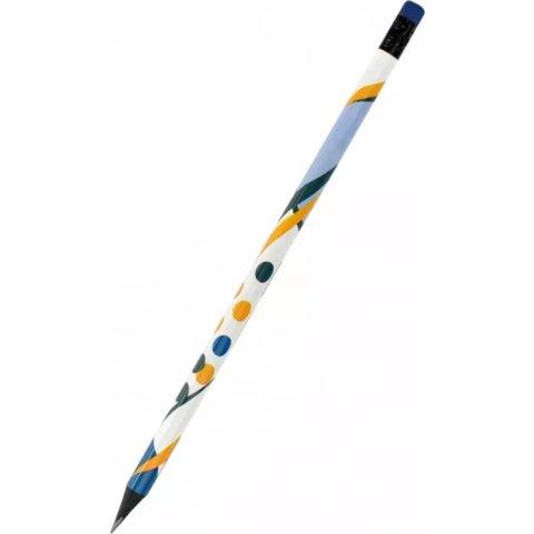 карандаш простой Геометрия трехгранный ластик 57474