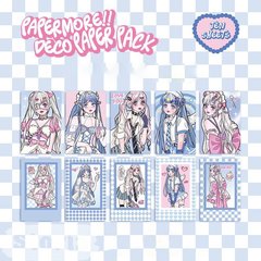 открытка Pop Idol голубая набор карточек 10шт рт-00013960 аниме