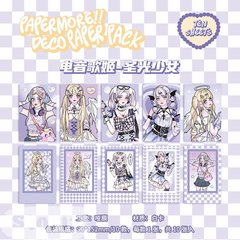 открытка Pop Idol сиреневая набор карточек 10шт рт-00013962 аниме