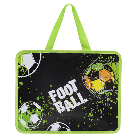 папка для тетрадей с ручками Football Time пластик 230573