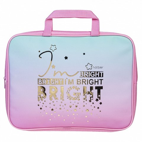 папка для тетрадей А4 с ручками Будь ярким текстиль 60259 081359