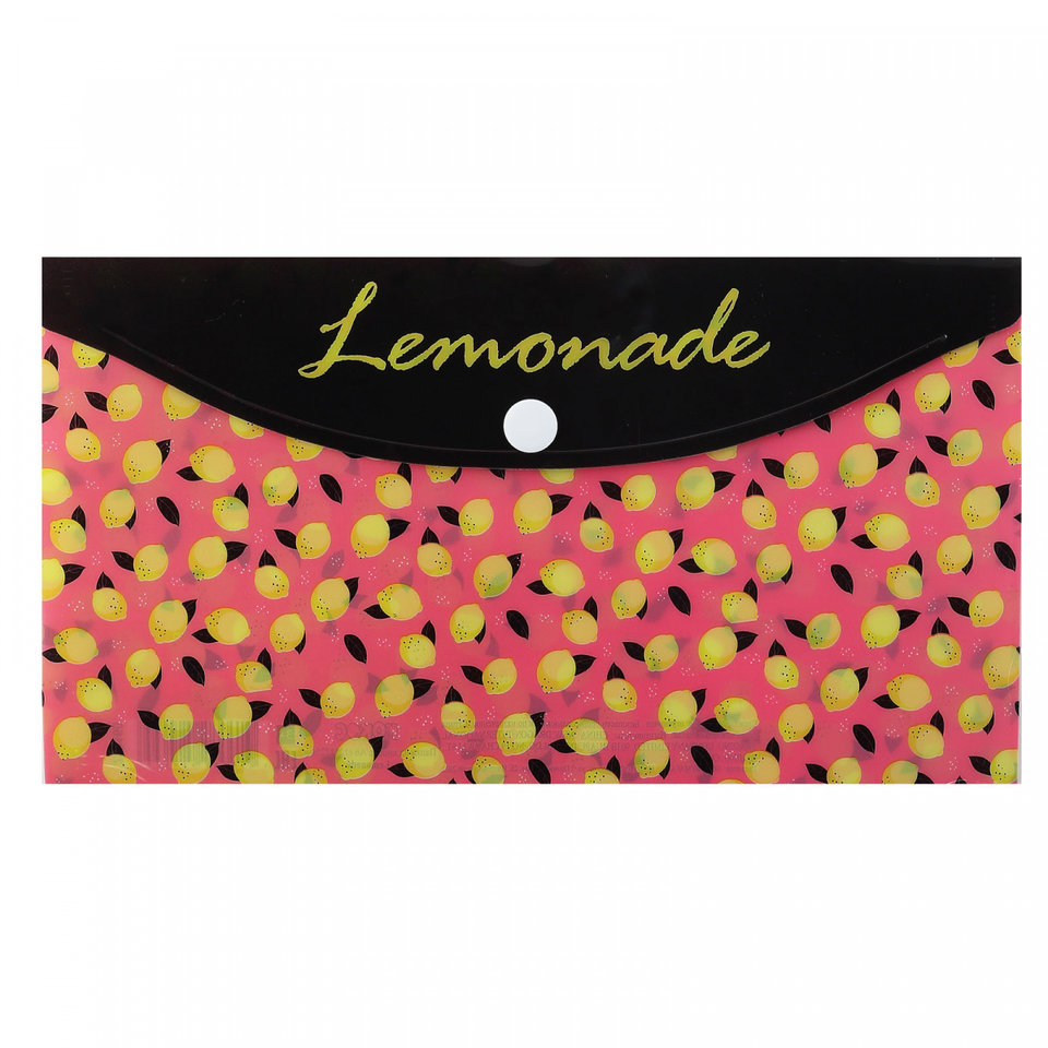 папка-конверт на кнопке А6 Lemonade 212160