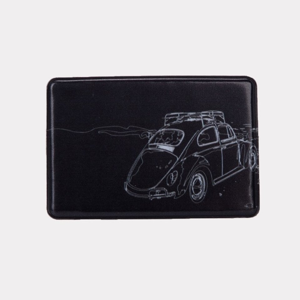 обложка для проездного Автомобиль ПВХ черная 9144976