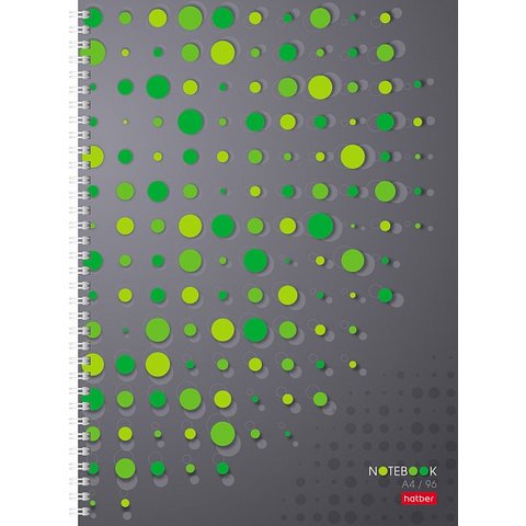 тетрадь А4 96 листов Point Green твердая обложка на спирали 20861 059099